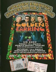 Golden Earring Fanzine 2008-2 front