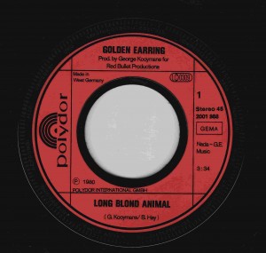 1980 Long Blond Animal (Germany) (Label)